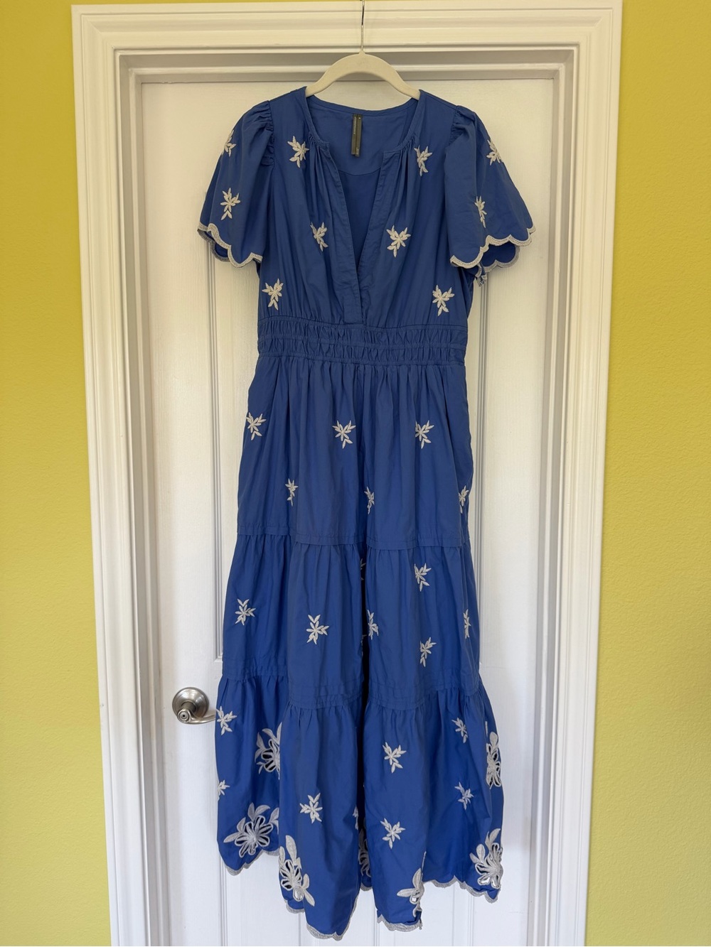 Anthropologie Somerset Eyelet Dress in Blue - Picture 7 of 8